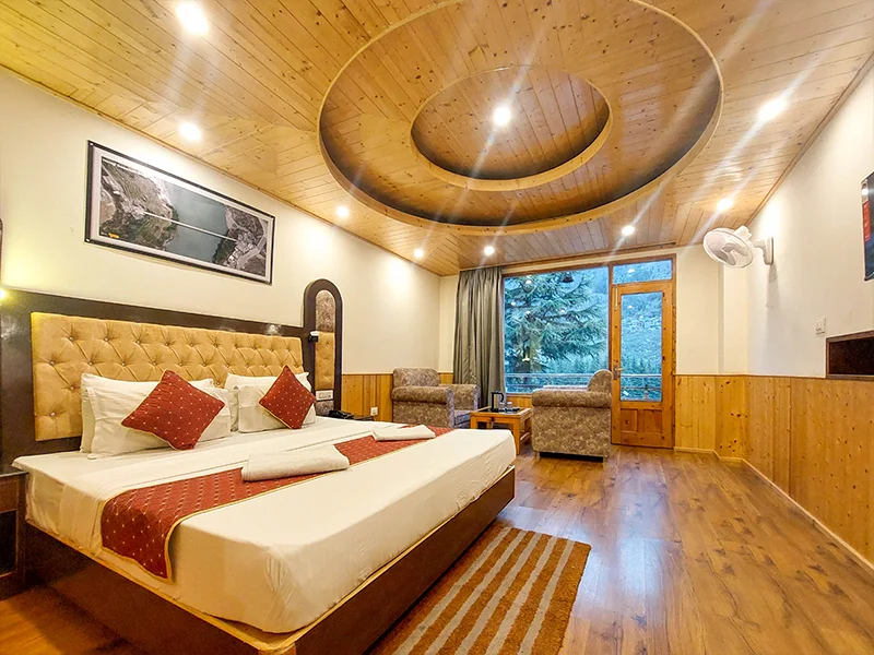 3 Star Hotel In Manali-Hotel Mountain Pearl-Luxury Room